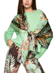 Prettied Up Print Silk Scarf <span>B4.15Z09<span>