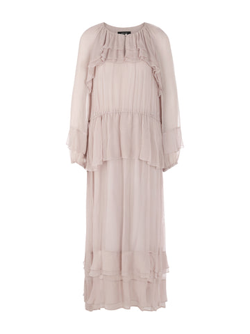Romantic Treasures Blush Chiffon Maxi Dress <span>ZC21.07W18<span>