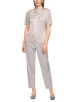 Romantic Treasures Blush Tie Neck T-Shirt <span>ZC55.01J15<span>