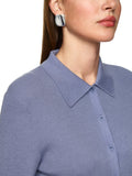 Romantic Treasure Violet Knit Cardigan With Buttons <span>ZC39.04M52<span>
