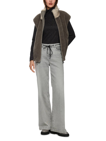 City Tour Charcoal Warri Wide Jean <span>ZC82.09D04<span>