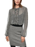 City Tour Print Chiffon Blouse <span>ZC51.22W97<span>