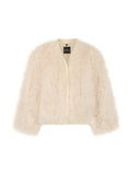 Fading Flowers Cream Fluffy Jacket <span>BC31.10W06<span>