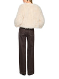 Fading Flowers Cream Fluffy Jacket <span>BC31.10W06<span>
