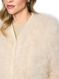 Fading Flowers Cream Fluffy Jacket <span>BC31.10W06<span>