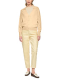 Fading Flowers Cream Cashmere Cardigan <span>BC39.08M68<span>