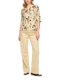 Fading Flowers Floral Woodland T-Shirt with Lace Trim <span>BC48.31J47<span>