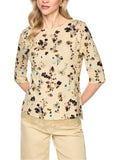 Fading Flowers Floral Woodland T-Shirt with Lace Trim <span>BC48.31J47<span>