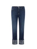Leolicious Fendou Jeans With Leopard Print Turn Up <span>BC82.03D08<span>