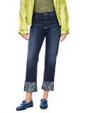 Leolicious Fendou Jeans With Leopard Print Turn Up <span>BC82.03D08<span>