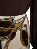 Fading Flowers Print Midi Skirt <span>BC71.11W53<span>