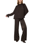 Fading Flowers Brown Lace Trim Blouse <span>BC51.18W90<span>