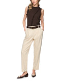 Fading Flowers Brown Frill Top <span>BC61.04M23<span>