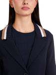 Heartbreaker Navy Jersey Fitted Blazer <span>YS34.14J09<span>