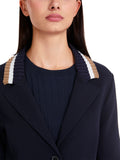 Heartbreaker Navy Jersey Fitted Blazer <span>YS34.14J09<span>
