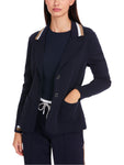 Heartbreaker Navy Jersey Fitted Blazer <span>YS34.14J09<span>