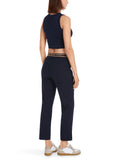 Heartbreaker Navy Cotton Straight Leg Trouser <span>YS81.12W08<span>