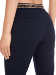 Heartbreaker Navy Cotton Straight Leg Trouser <span>YS81.12W08<span>