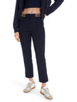 Heartbreaker Navy Cotton Straight Leg Trouser <span>YS81.12W08<span>