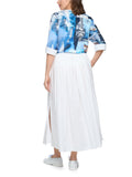 Salty Breeze White Pleat Pull On Aline Skirt <span>AS71.13W85<span>