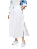Salty Breeze White Pleat Pull On Aline Skirt <span>AS71.13W85<span>