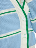 City Vibing Stripe Knitted Cardigan <span>AS39.09M19<span>