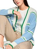 City Vibing Stripe Knitted Cardigan <span>AS39.09M19<span>