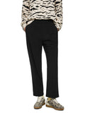 Tigermania Stitch Detail Trousers In Black <span>AS81.09J40<span>