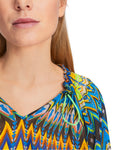 Soundwave Print Loose Fitting Blouse <span>XS51.15W28<span>