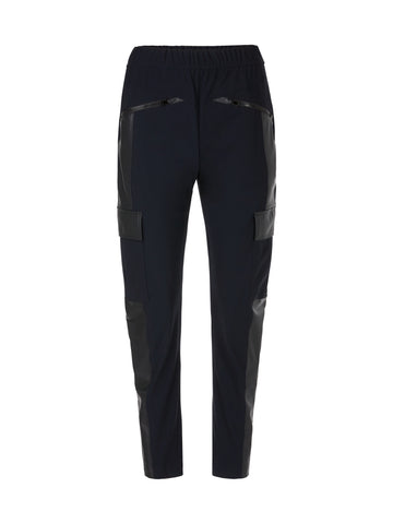 Navy Jersey Cargo Style Track Pant <span>XS81.31J29<span>