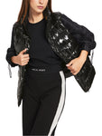 Fit For Leo Black Shiny Quilted Gilet <span>XS37.03W36<span>