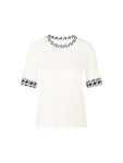 Logomania Ivory Print T-Shirt <span>ZS48.18J55<span>