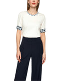 Logomania Ivory Print T-Shirt <span>ZS48.18J55<span>