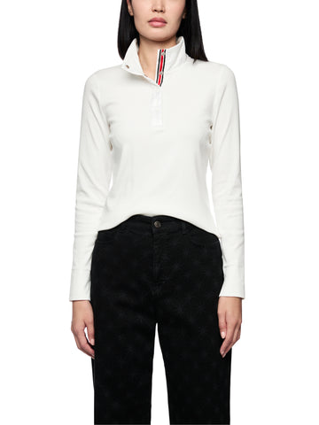 Ski Is The Limit Ivory Collar Polo <span>ZS48.44J55<span>