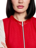 Ski Is The Limit Red Wool Pinafore <span>ZS21.25J30<span>