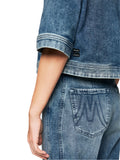 Logomania Short Sleeve Box Style Denim Jacket <span>ZS51.12D03<span>