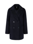 Logomania Navy Wool Pea Coat <span>ZS12.03W05<span>