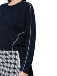 Logomania Navy Crew Sweater <span>ZS41.02M80<span>