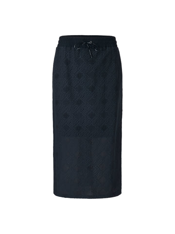 Logomania Navy Lace Skirt <span>ZS71.06J08<span>