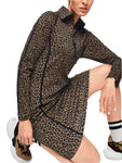 Dodgy Dogs Leopard Print Dress <span>ZS21.35J61<span>
