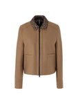 Dodgy Dogs Wool Jacket With leopard Print Collar <span>ZS31.15J30<span>