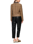 Dodgy Dogs Wool Jacket With leopard Print Collar <span>ZS31.15J30<span>
