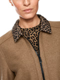 Dodgy Dogs Wool Jacket With leopard Print Collar <span>ZS31.15J30<span>