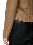 Dodgy Dogs Wool Jacket With leopard Print Collar <span>ZS31.15J30<span>