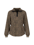 Dodgy Dogs Leopard Print Long Sleeve Top <span>ZS51.17W34<span>
