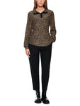 Dodgy Dogs Leopard Print Long Sleeve Top <span>ZS51.17W34<span>