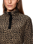 Dodgy Dogs Leopard Print Long Sleeve Top <span>ZS51.17W34<span>