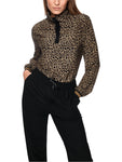 Dodgy Dogs Leopard Print Long Sleeve Top <span>ZS51.17W34<span>