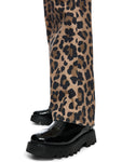 Dodgy Dogs Leopard Print Wigan Wide Leg Jean <span>ZS82.18D12<span>