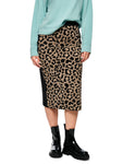 Dodgy Dogs Leopard Print Pull On Pencil Skirt <span>ZS71.15M34<span>